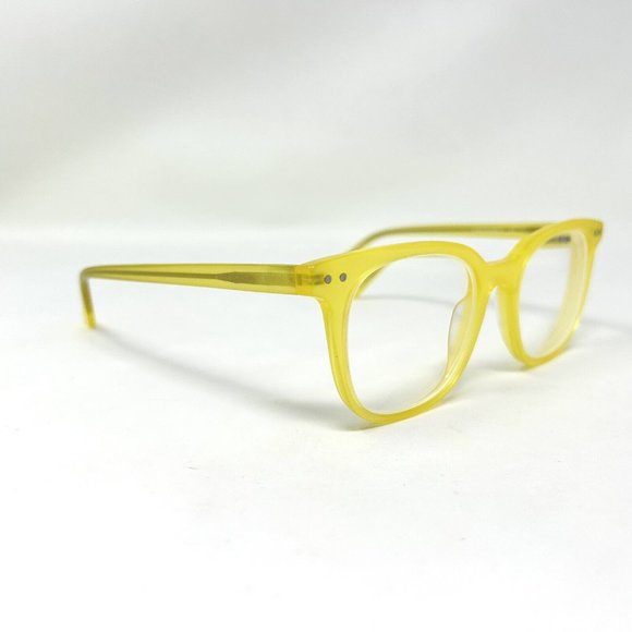 Eyebuy Direct  Kaleidoscope Glasses Square Iridescent Yellow Eyeglasses Frame - Picture 9 of 15